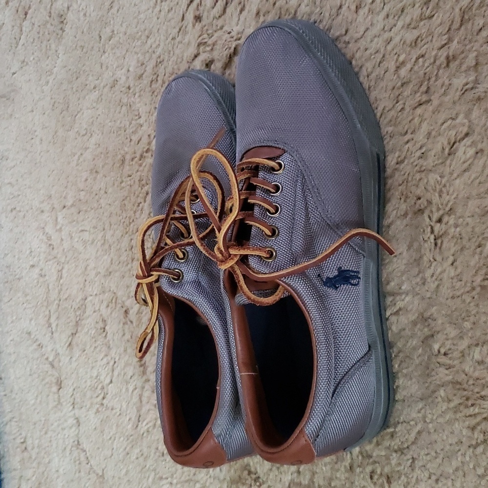 Polo Ralph Lauren Vaughn shoes, sneakers, leather laces, men's size 10.